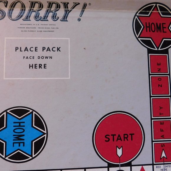 Vintage Sorry! Parker Brothers Board Game 1964 - Picture 5 of 16
